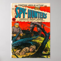 Art comique d'âge d'or - Espion-Chasseurs Posters