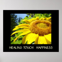 Art CURATIF de bonheur de TOURNESOLS de cadeaux d' Posters