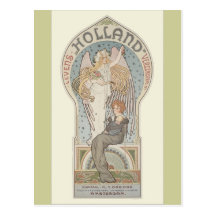Art d'Amsterdam, Hollande Advertsing Carte Postale