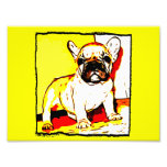 Art de bouledogue français art photographique