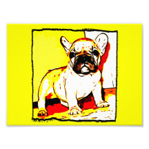 Art de bouledogue français art photographique