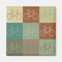 Art de bruit allant à vélo magnets pour réfrigérateur