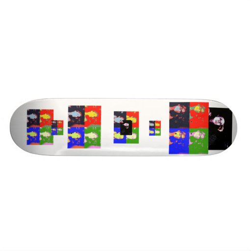 Art de bruit brouillé de photo de bords 1026, pH… Skateboard