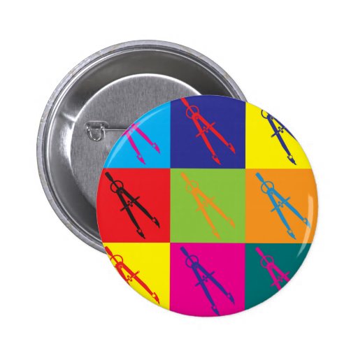 Art de bruit d'architecture pin's