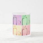 Art de bruit de bouteilles de vin tasse