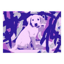 Art de bruit de chien d'arrêt cartons d'invitation