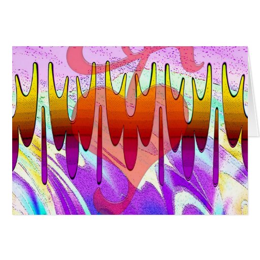 Art de bruit de coeur de Valentine d'amour Carte De Vœux