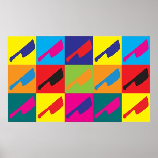 Art de bruit de coupe de viande posters