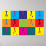 Art de bruit de examen posters