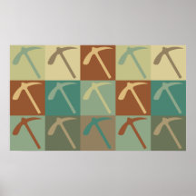 Art de bruit de géologie poster