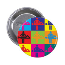Art de bruit de massage badge