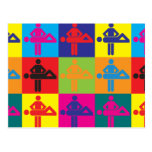 Art de bruit de massage cartes postales