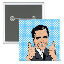 Art de bruit de Mitt Romney (personnalisable) Badge Avec Épingle