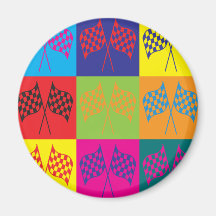 Art de bruit de NASCAR Magnets Pour Réfrigérateur