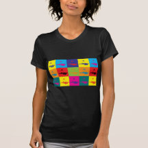 Art de bruit de parachutisme t-shirt