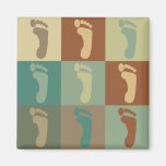 Art de bruit de pédicurie magnets pour réfrigérateur