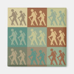Art de bruit de randonnée magnets