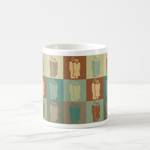 Art de bruit de ressources humaines tasses