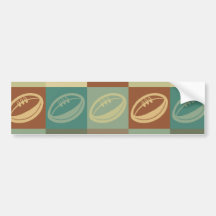 Art de bruit de rugby adhésif pour voiture