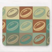 Art de bruit de rugby tapis de souris