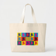Art de bruit de snowboarding sacs en toile