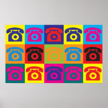 Art de bruit de téléphones affiches