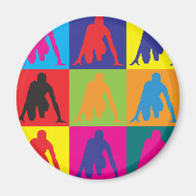 Art de bruit de voie magnets pour réfrigérateur