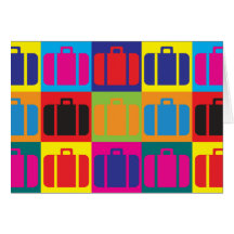Art de bruit de voyage cartes de vœux