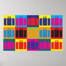 Art de bruit de voyage affiches