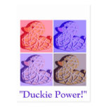Art de bruit en caoutchouc de Duckie Cartes Postales