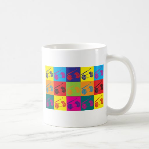 Art de bruit faisant du crochet mug