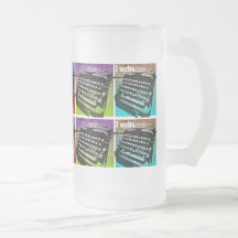 Art de bruit frais de machine à écrire pour des au tasse à café