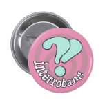 Art de bruit Interrobang (rose) Badge Avec Épingle