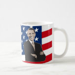 Art de bruit patriotique de sourire de Barack Obam Tasses