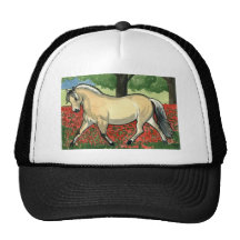 ART de CHEVAL norvégien de fjord Casquette