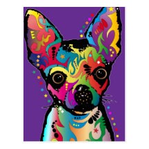 Art de chiwawa cartes postales