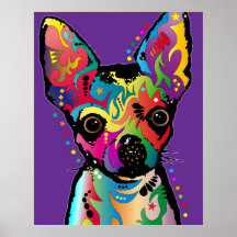Art de chiwawa posters