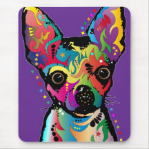 Art de chiwawa tapis de souris