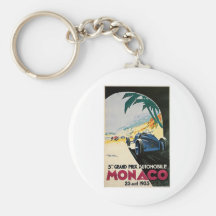Art de cru d'automobile du Monaco Grand prix Porte-clefs
