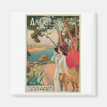 Art de cru de la France de d'Azur d'Antibes Côte Magnets