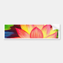 Art de fleur de nénuphar de Lotus de Chinois - mul Adhésif Pour Voiture