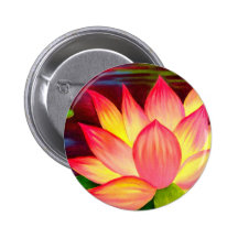 Art de fleur de nénuphar de Lotus de Chinois - mul Pin's Avec Agrafe