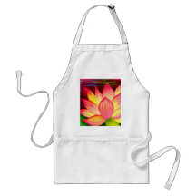 Art de fleur de nénuphar de Lotus de Chinois - mul Tablier
