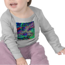 Art de fractale d'arc-en-ciel t-shirts