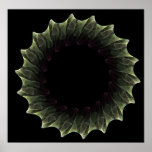 Art de fractale - tournesol stellaire posters