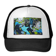 Art de graffiti casquettes de camionneur