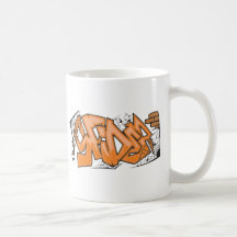 Art de graffiti d'araignée mugs à café
