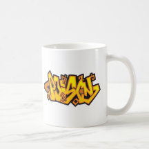 Art de graffiti de poison tasse à café