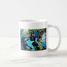 Art de graffiti tasses à café