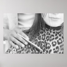 Art de mur de coiffeur poster